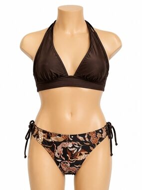 Cupshe Animal Print Bikini Set – Size Medium